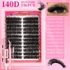 DIY-SET-903+pink (double-headed glue+pointed tweezers+single-headed small brush)