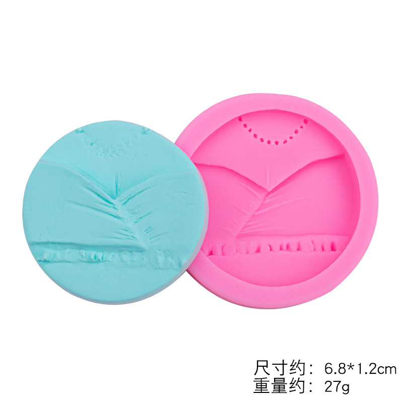 Hombres y mujeres traje de banquete vestido noche silicona líquida molde fondant DIY arcilla suave herramienta modelado