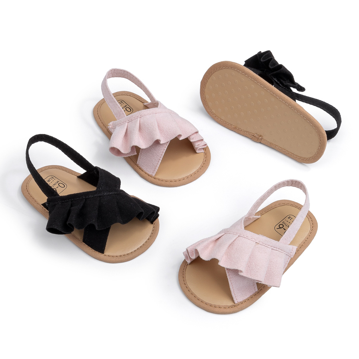 2025 New Spring and Autumn Baby Toddler Shoes Sandals Velcro Breathable Soft Sole Baby Shoes Baby Shoes