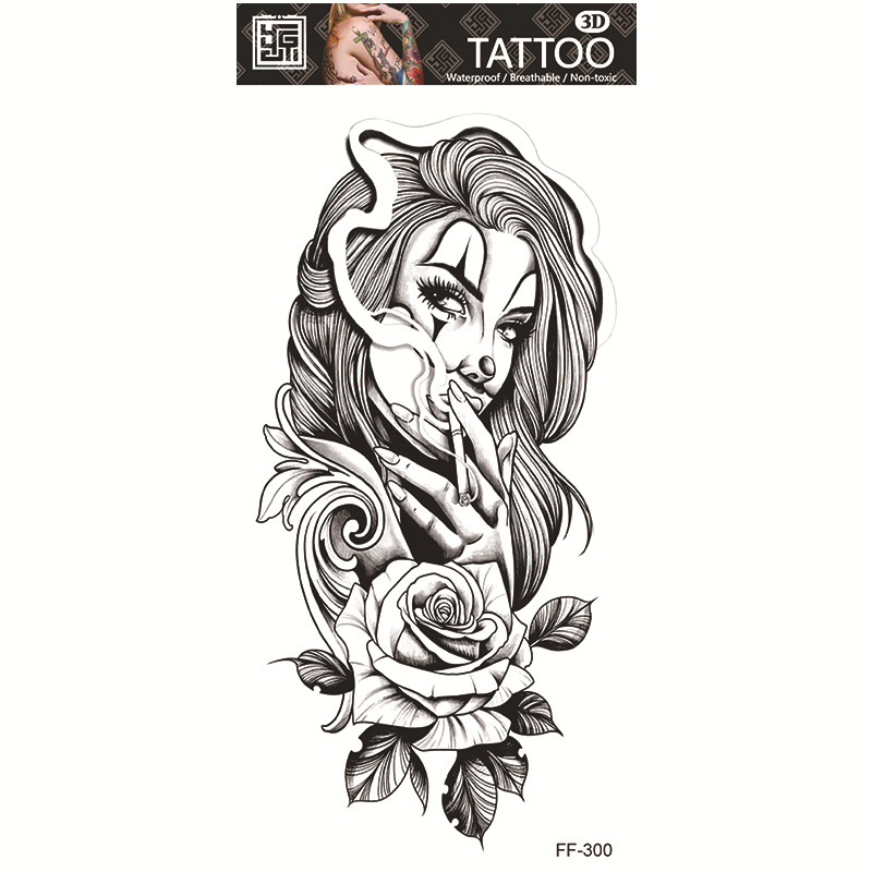 Tatuajes Temporales Impermeables de Papel de Transferencia al Agua para Cuerpo Entero image 106