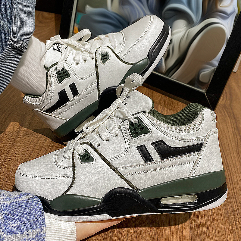 New lightweight casual basketball shoes ins super popular all-match air cushion couple running shoes shock-absorbing platform sports shoes