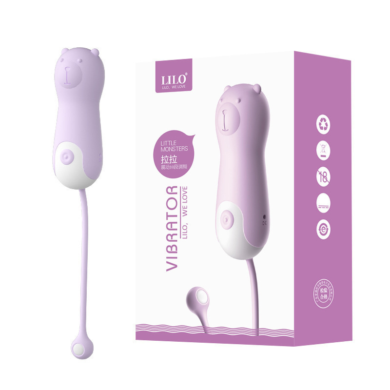Vibrador Laile Lala Bear, Lindo Vibrador con 10 Frecuencias de Vibración, Masajeador para Masturbación Femenina, Carga USB, Productos para Adultos al por Mayor