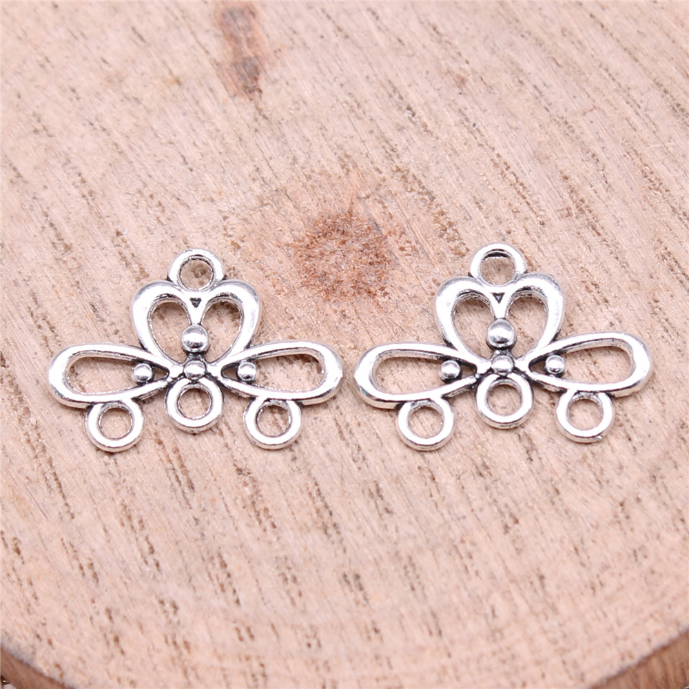 1 Piece Retro Solid Color Alloy Plating Earrings Connector Jewelry Accessories display picture 2