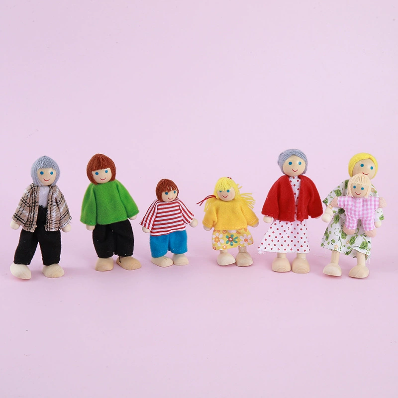 Трансграничные японско-корейские деревянные куклы куклы черные амазонки 7 кукольных суставов