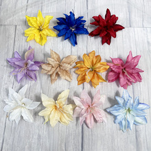 跨境新品仿真百合花朵婚庆影楼装饰花酒店布置墙上装饰节日装饰花