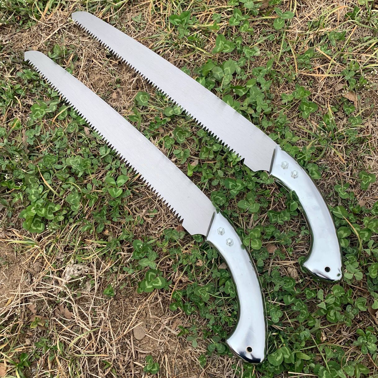 批发白钢柄弯把锯  铁柄锯   伐木锯   修枝锯  果树锯  园林手锯