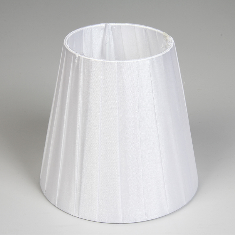 Xiaoping Post pantalla lámpara de mesa Shell pantalla de tela accesorios de iluminación cubierta de etiqueta plana simple pantalla de piso al por mayor