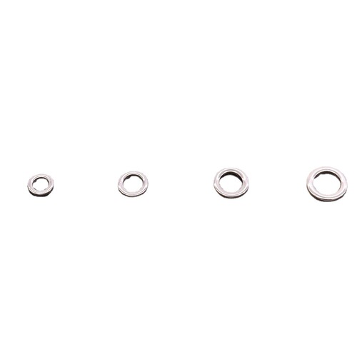 Stainless steel seamless lure single ring, iron plate sea fishing lure single ring fishing accessories single loop