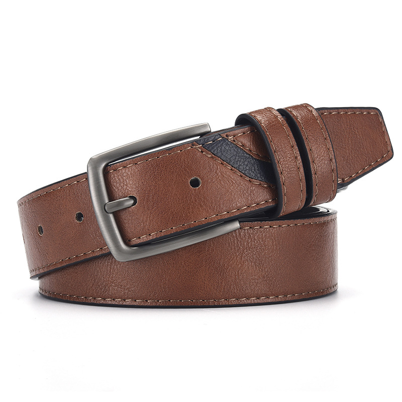 Echtleder-Gürtel aus perforiertem Retro-Leder für Herren – direkt vom Hersteller, Großhandel._voghion.com
