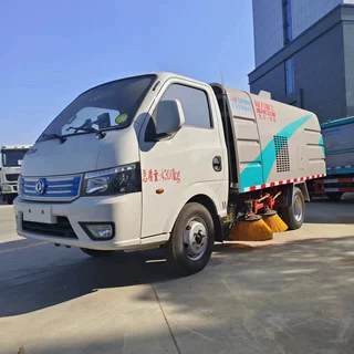 程力出口东风华神纯电动扫路车 蓝牌东风新能源3.5方洗扫车扫路车
