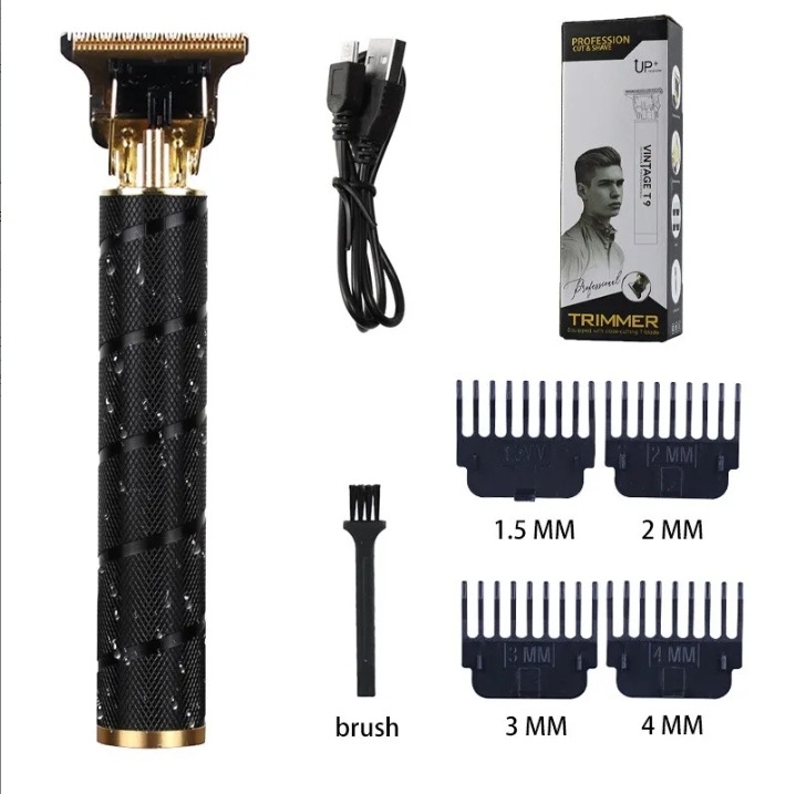 Corte de pelo eléctrico transfronterizo al por mayor retrógrado tallado impulsor eléctrico cabeza baldía de aceite impulsor eléctrico cortadora de plástico afeitar