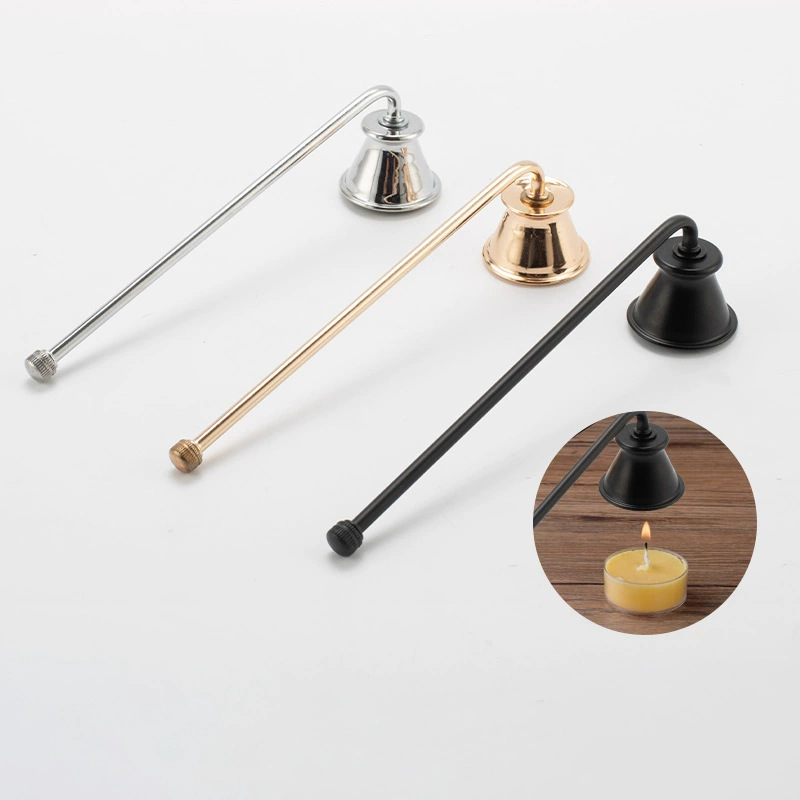 工場直販クロスボーダーキャンドル消火器マルチカラーメタルキャンドルアクセサリーキャンドルカバーアロマテラピーツールハンドル付きキャンドル消火器カバー|undefined