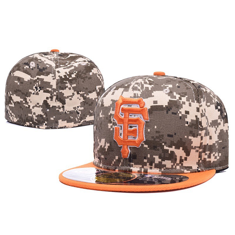 [San Francisco Giants] sombrero solar cerrado pareja con sombrero de sol sombrero bordado sombrero de béisbol sellado completo