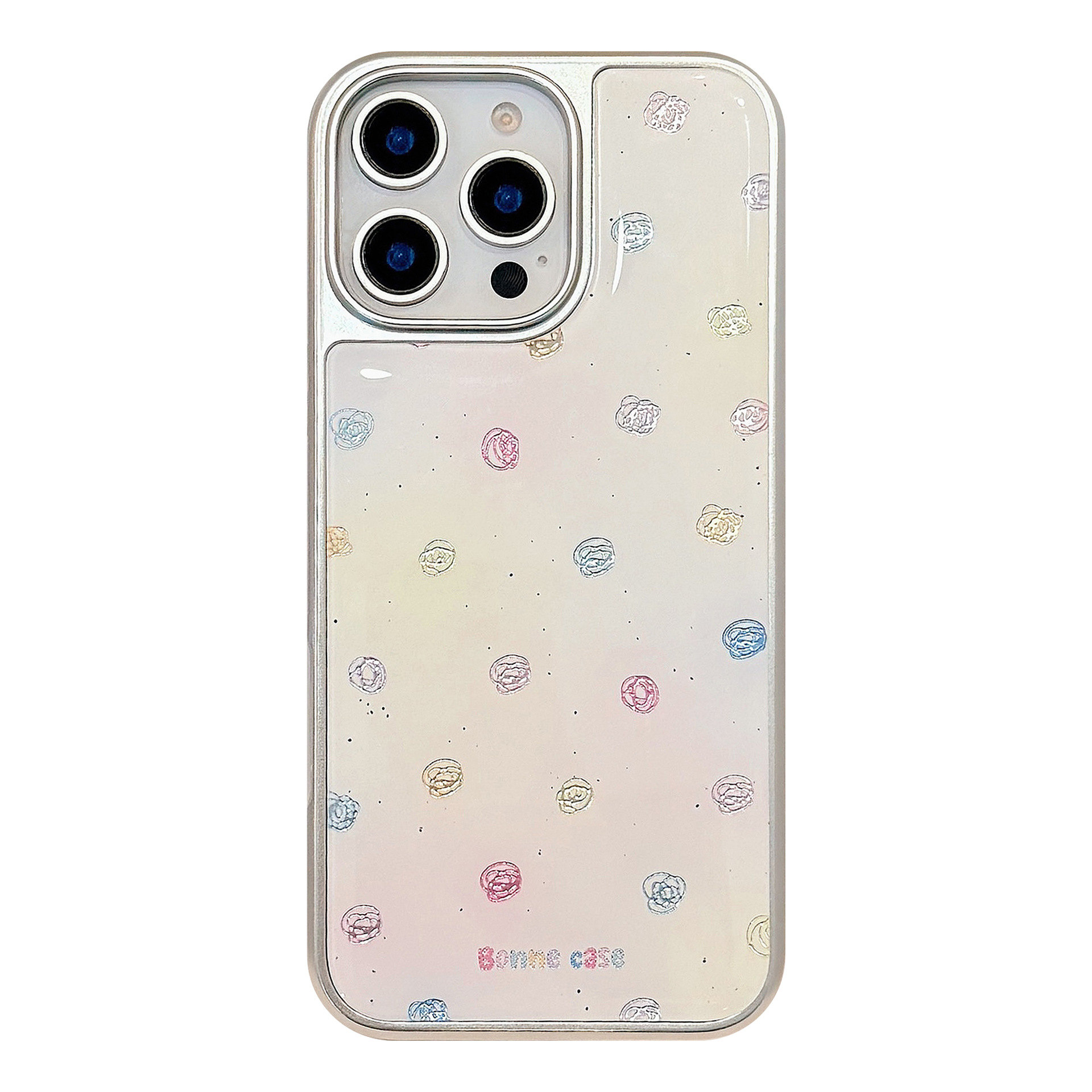 Serie de grupos de líneas de color manchado dorado con gotas de pegamento para iP16promax funda para teléfono móvil Apple 15pro anti-caída 14/13