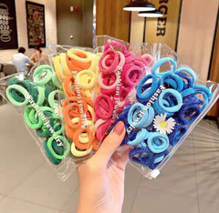 Brand New Kids Elastic Bands Hair Accessories for Girls, Non-Damaging, Small Size, Baby Braids, Finger Hair Rings, High Elasticity Hair Ties