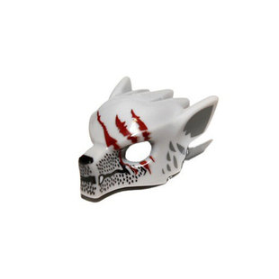 [Minimum Order of 1kg] Cross-Border Moc Building Blocks Small Particle Building Block Accessories 11233 Wolf Minifigure Mask Headdress