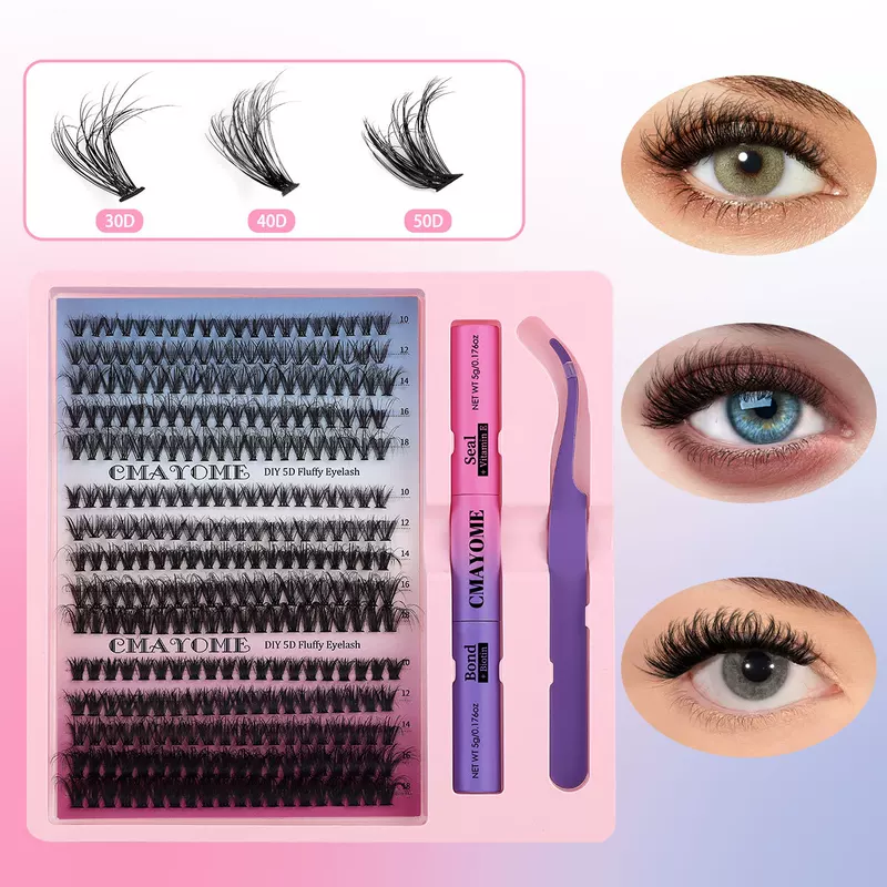 False eyelashes, dense set, (Cross-border trading), separate tufts of eyelashes
