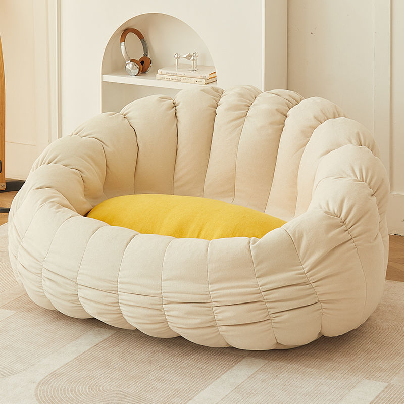 Lazy Small Sofa That Can Recline and Sleep, Comfortable Bean Bag for Home Use, Trendy Lounge Chair for Bedroom, Tatami for Bedroom