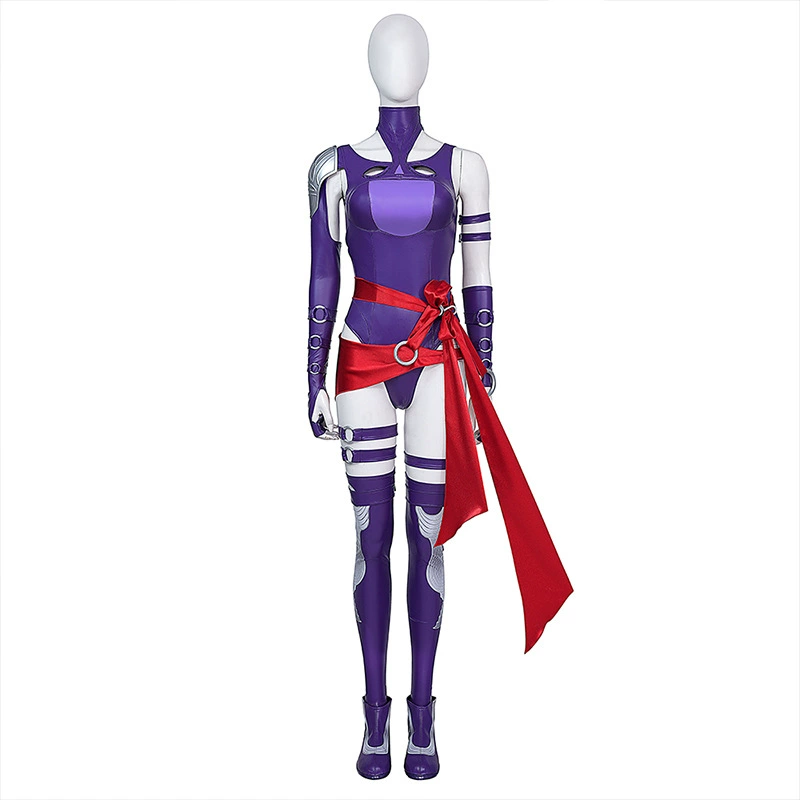 漫公爵 Marvel Fighting Psylocke cos suit Vengeance Messenger игра одно и то же костюм костюм Хэллоуин фабрика игрушка