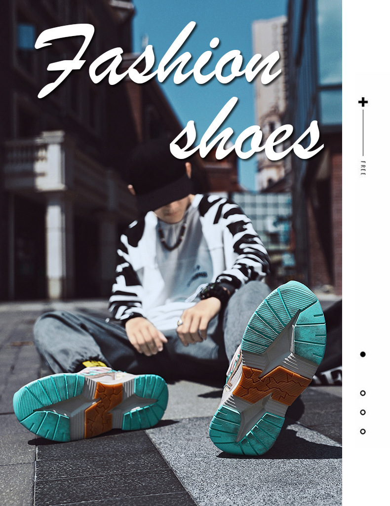 Scarpe sportive da uomo Scarpe da passeggio Scarpe in pelle Scarpe da ginnastica Tessuto Scarpe da ginnastica versatili leggere con assorbimento degli urti_voghion.com