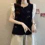 外穿大码新款无袖上衣