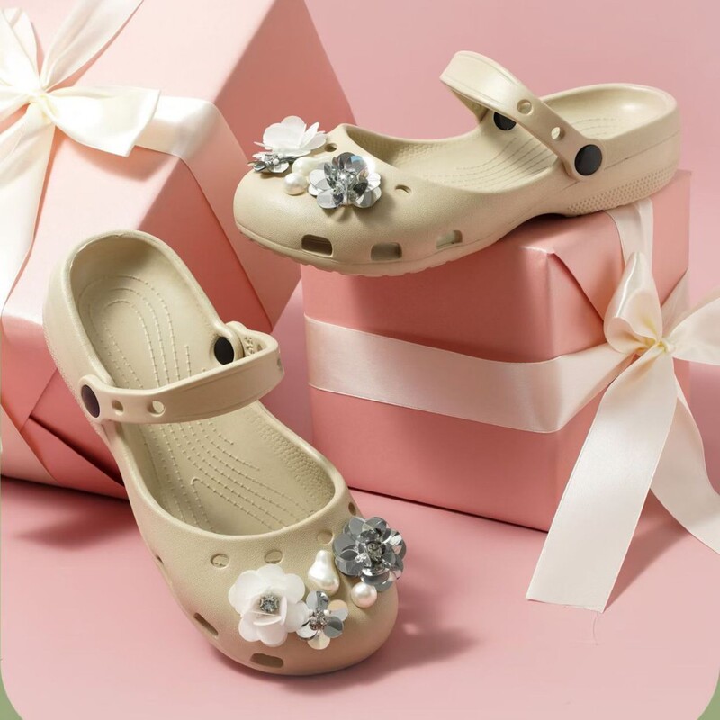 Ballet Clogs for Women, New Summer Style, Soft-Soled Mary Jane Sandals, Non-Slip, Wear-Resistant, Breathable, Lightweight, Closed-Toe Beach Shoes