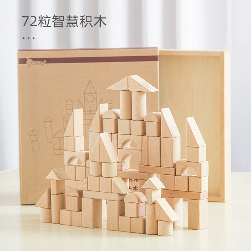 Constructor, wooden box, storage system, castle, toy, can bite
