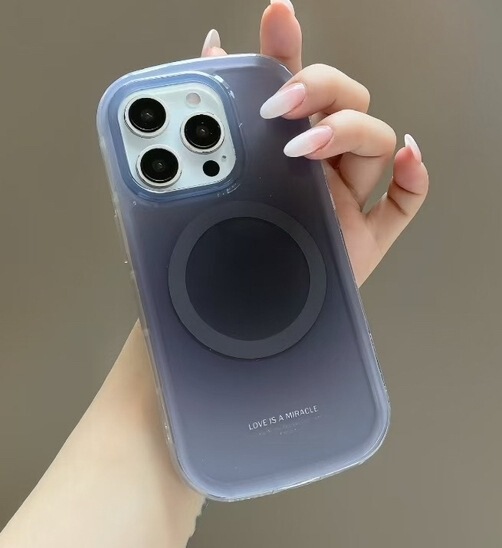 夏日多彩渐变适用苹果17promax磁吸手机壳iphone16软边防摔保护套|undefined