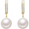 Summer small earrings from pearl, french style, internet celebrity