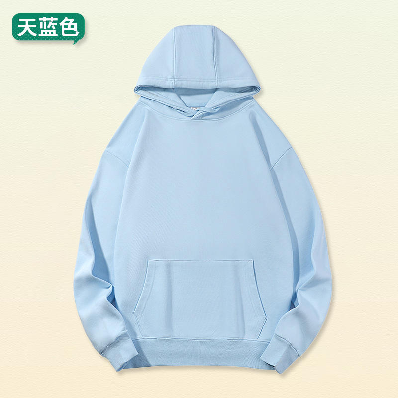 Hombres pesado engrosada suéter con capucha nuevo color sólido algodón suelto ameikaji HOODIE abrigo otoño capucha