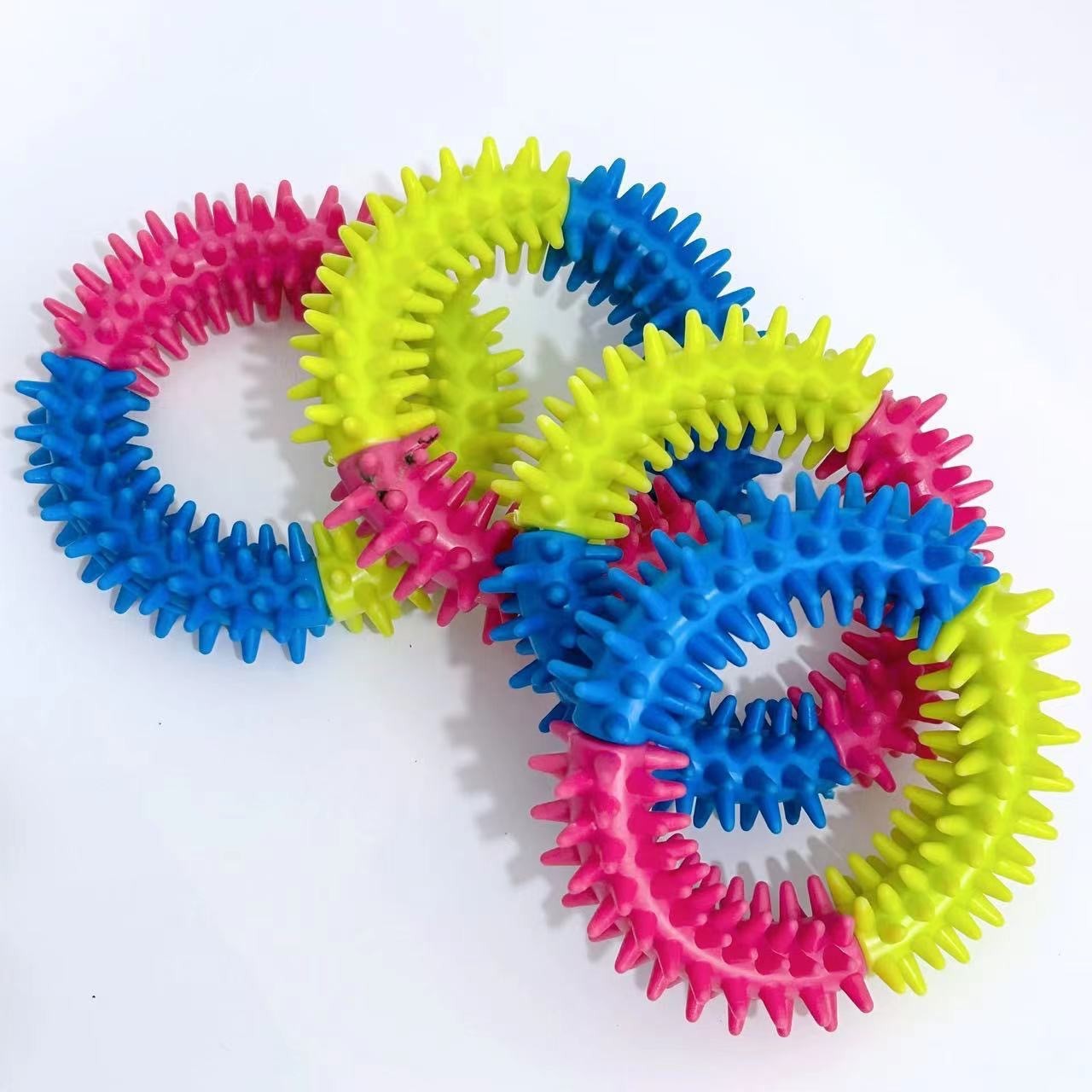 Juguetes de voz de perro resistentes a la mordida de oro corky dientes limpiadores de dientes molares entrenamiento para perros pequeños juguetes para mascotas al por mayor
