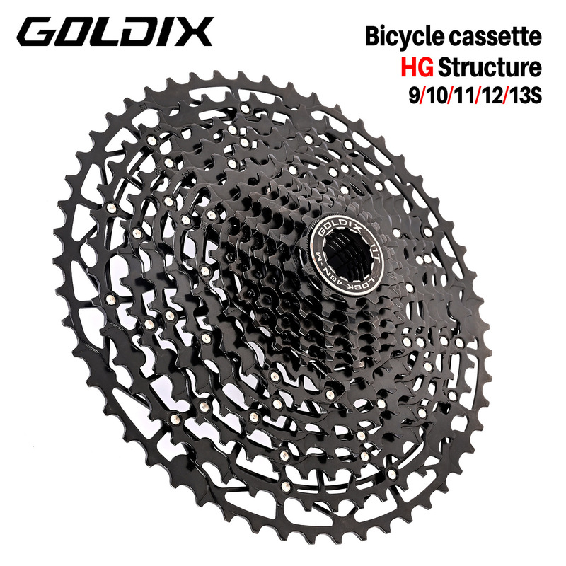 Goldix Mountain Bike Flywheel Ultra-Light Hg Base 9/10/11/12/13S Speed Climbing Gear 50/52t