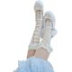 Lolita Lace Socks Mid-tube Short Lace Socks Women Cute Japanese Jk Lori Fairy Bow Calf Socks Thin