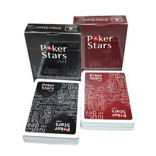 poker stars扑克塑料防水扑克牌桌游卡片