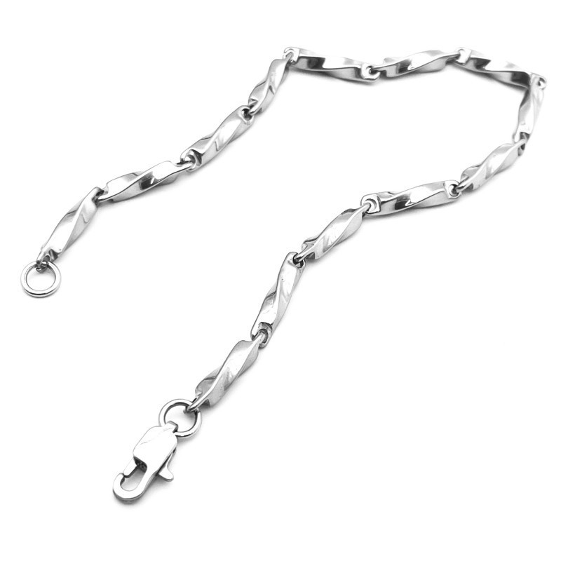 Mobius ring armband van titaniumstaal voor dames en heren_voghion.com