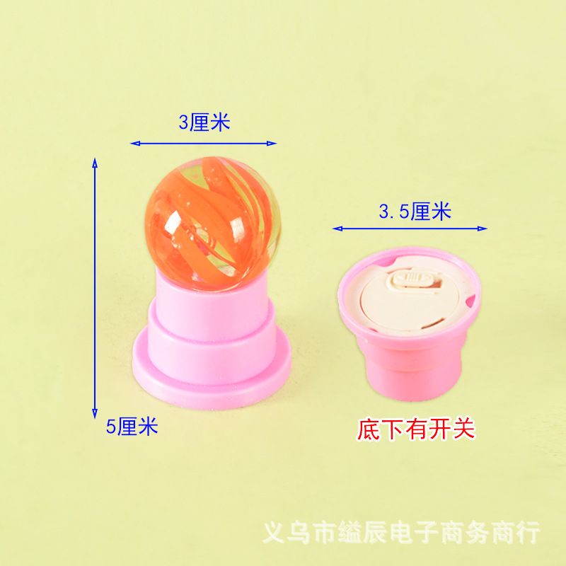 12 빛나는 에너지 크리스탈 볼 플래시 볼 장식 학생 어린이 선물 매점 새로운