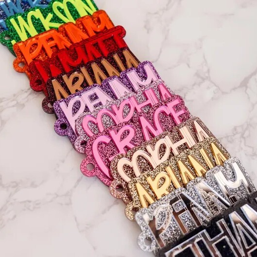 Cross-Border Popular Items: Personalized Custom Keychains, Backpack Name Tags, Stylish and Unique Backpack Pendants