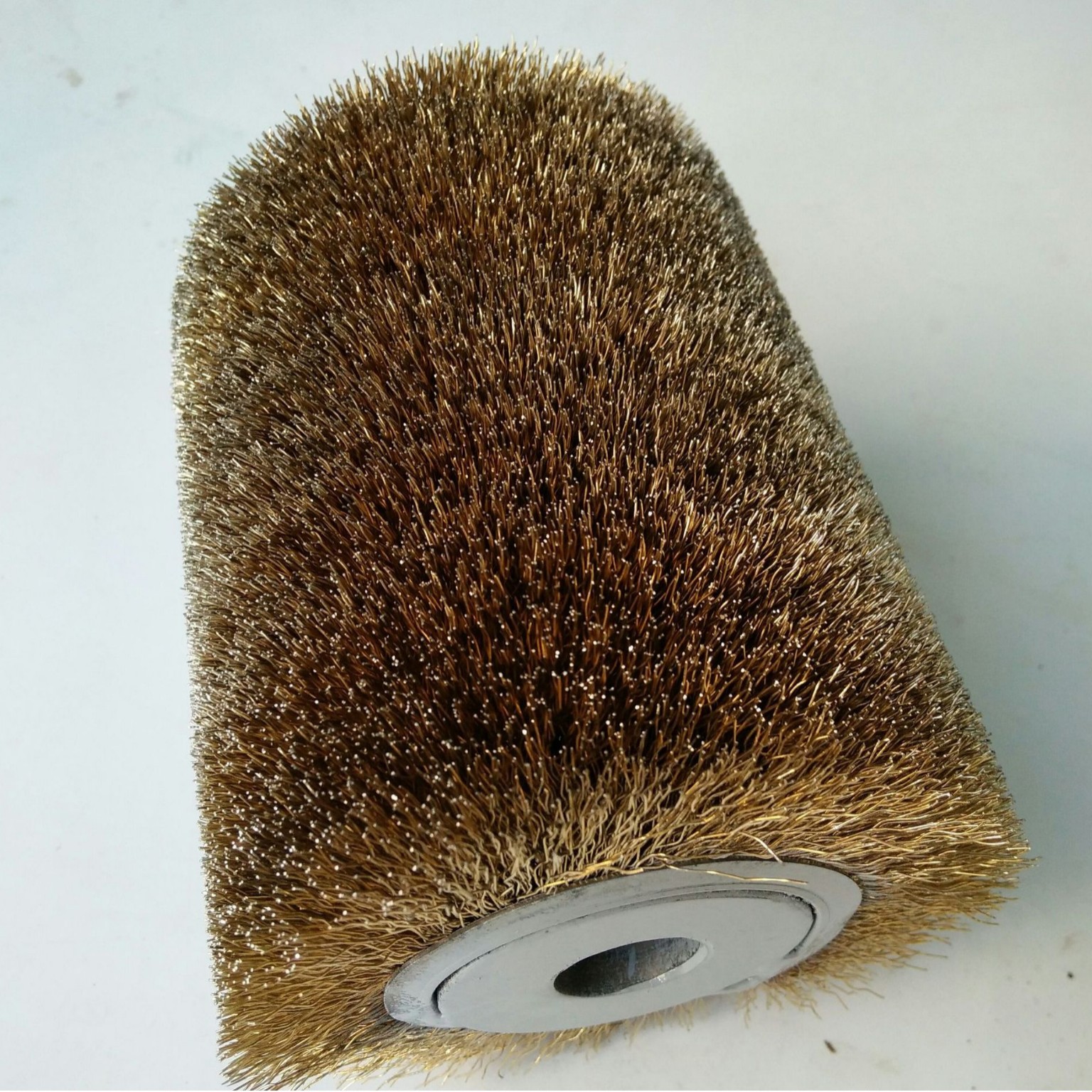 厂家销售钢丝尼龙丝磨料丝毛刷轮  毛刷辊  钢丝毛刷轮