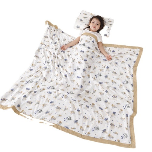 Infants and young children gauze children's quilt bath towel 120*150 baby gauze cover blanket summer cool quilt children spring and summer 4 layers 6 layers