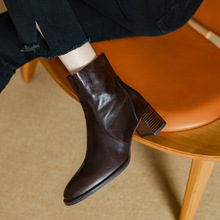 �^��Ϟ����Ƥ�ָ���ѥŮ2025�ﶬ�¿�߸���ɫӢ���LС��ѥ�R��ѥ