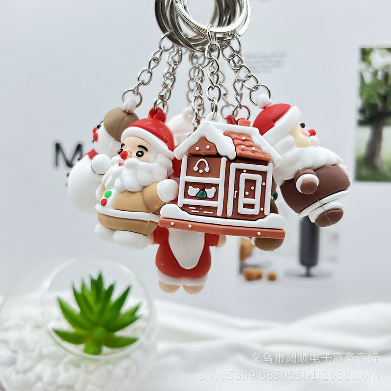 新しいクリスマスのペンダントのキーホルダーのペンダントクリスマスツリーのサンタクロースの部品のクリスマスの贈り物のアクセサリーのペンダント|undefined