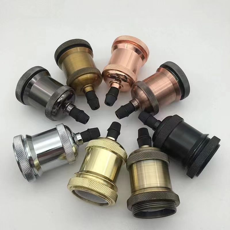 Venta al por mayor nuevo portalámparas retro Edison E27 portalámparas de boca de tornillo grande para decoración portalámparas de araña de bricolaje