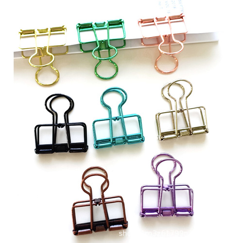 Office clip creative clip cartoon long tail clip shaped clip office supplies clip metal folder hollow clip