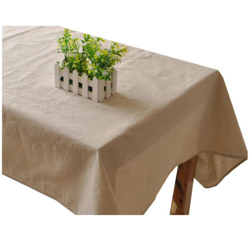 Japanese-style solid color minimalist cotton linen plain dining tablecloth, good quality style living room coffee table cloth photography background cloth wholesale