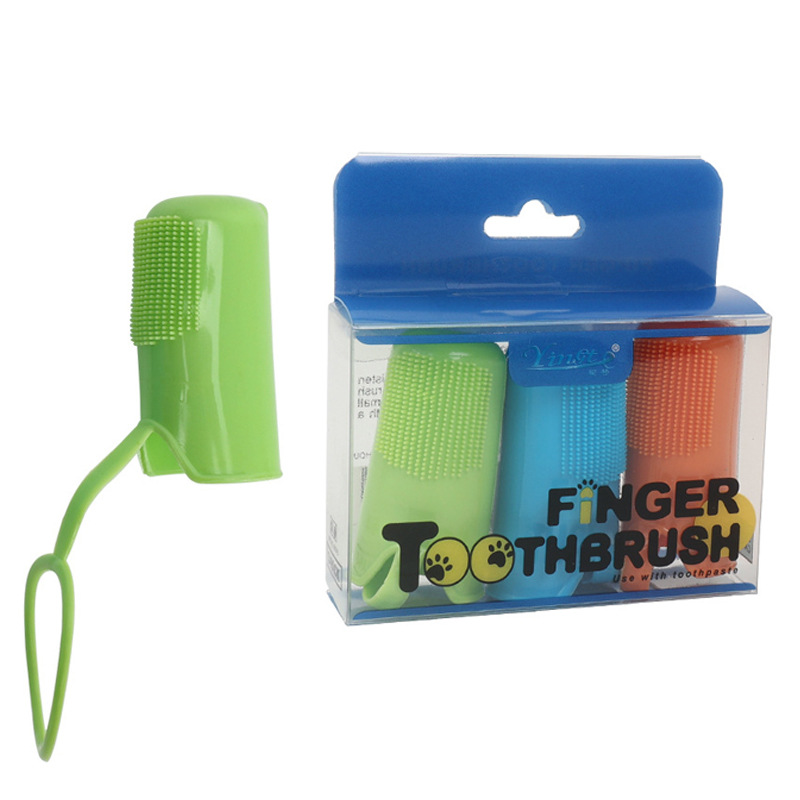 Cepillo de dientes para mascotas, perros y gatos, cepillo de dientes de dedo para limpieza bucal, cepillo de dientes para perros, cepillo de dientes para gatos, cepillo de dientes desechable para mascotas