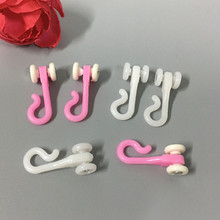 ✧窗帘滑轮U型导轨滑轮挂钩轮塑料轮子窗帘滑轮拉幕式蚊帐滑轮