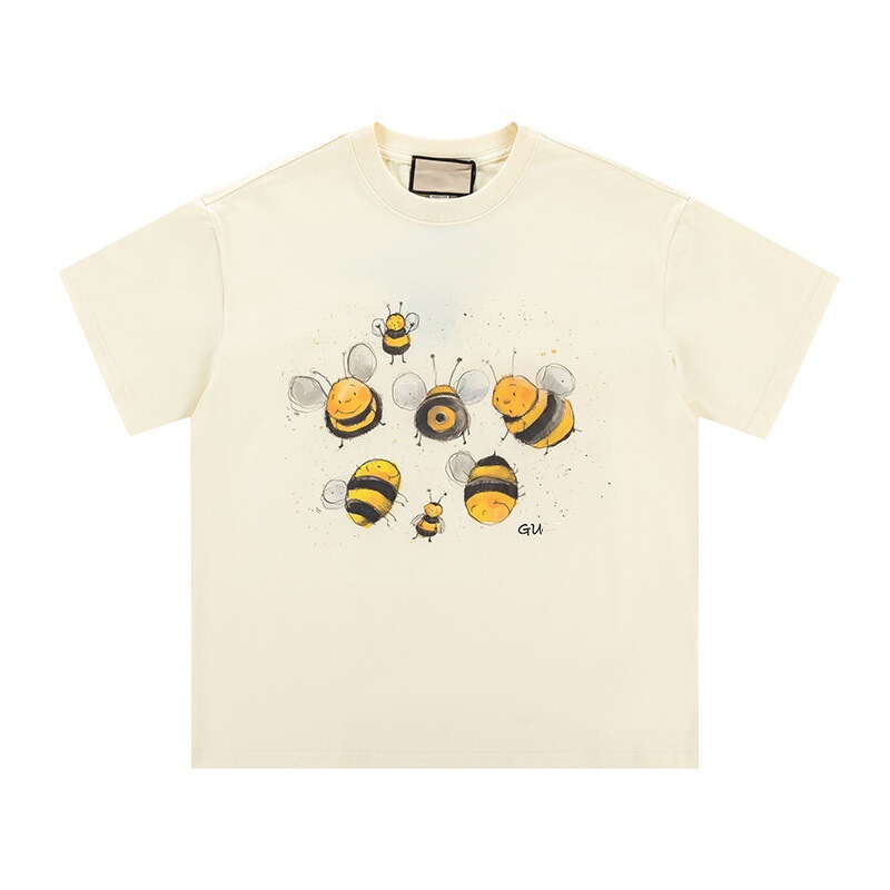 高バージョン。 G's Tシャツ Gujia 半袖 2025 夏新作 アニマル柄 プリント カジュアル ゆったり 男女兼用|undefined
