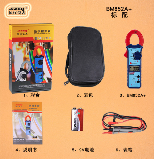 BM852A交流钳形表-相序测量