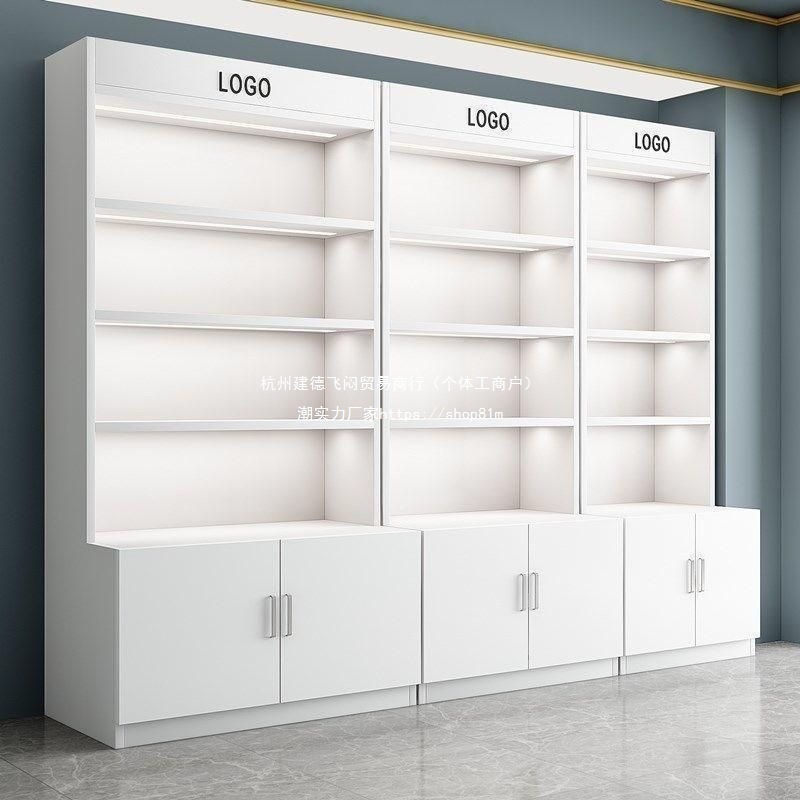 化妆品展示柜美甲美容院多层陈列柜样品产品置物架超市货架展示架