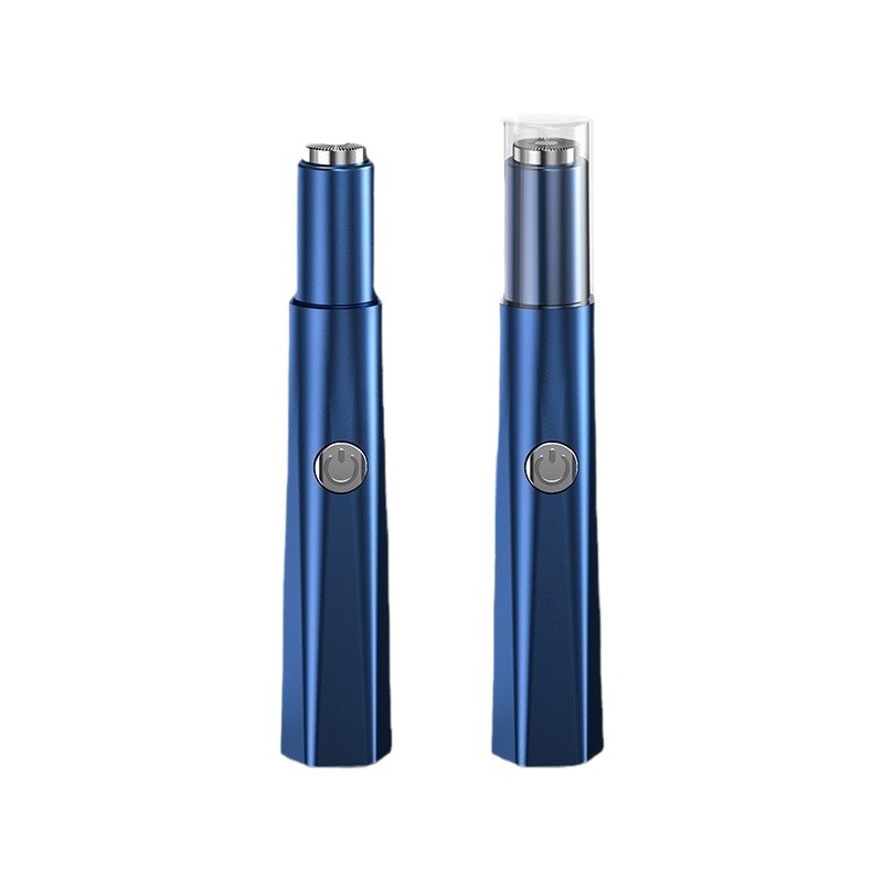Dos en uno recortador de pelo de nariz eléctrico USB de carga multifuncional recortador de pelo de nariz afeitadora para hombres tijeras de raspado de pelo de nariz